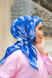 Lavanta Soft Eşarp Lacivert