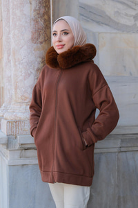 LEMAN KURKLU HIRKA KAHVERENGI