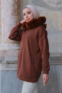 LEMAN KURKLU HIRKA KAHVERENGI