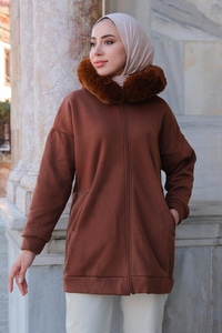 LEMAN KURKLU HIRKA KAHVERENGI