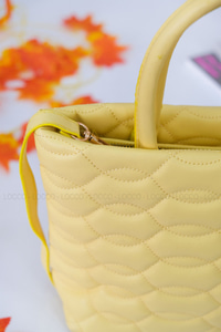 Uygun Fiyatlı LIMON NAKISLI KULPLU CANTA SARI | Loccomoda.com 