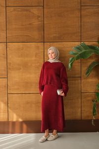 Lotus Etekli Takım Bordo