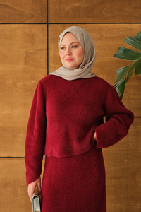 Lotus Etekli Takım Bordo