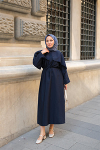 Lovise Rüzgarlık Elbise Lacivert