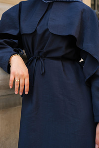 Lovise Rüzgarlık Elbise Lacivert