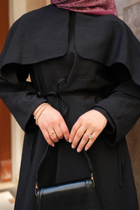 Lovise Rüzgarlık Elbise Siyah