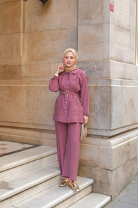 Lyocell Takım  Gül Kurusu