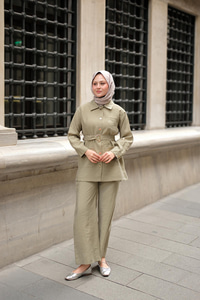 Lyocell Takım  Yeşil