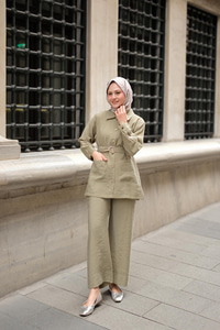 Lyocell Takım  Yeşil