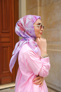 Manolya Soft Eşarp Lila