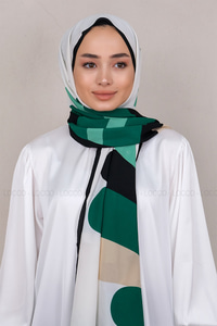 Uygun Fiyatlı MINIMAL DESEN SAL TAS-BEYAZ | Loccomoda.com 