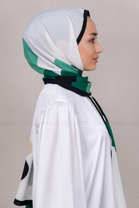 Uygun Fiyatlı MINIMAL DESEN SAL TAS-BEYAZ | Loccomoda.com 