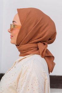 Mio Caz Eşarp Kahverengi