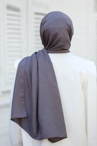 Monogram Şal Antrasit