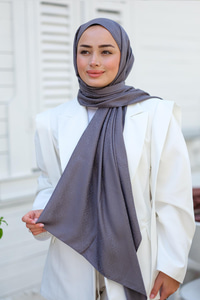 Monogram Şal Antrasit