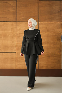 Nakış Detay Takım Siyah