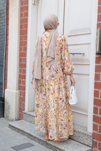 Nergis Desen Elbise Sarı