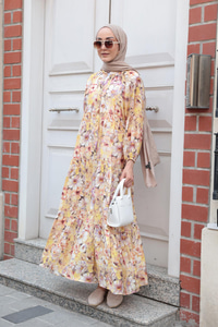 Nergis Desen Elbise Sarı