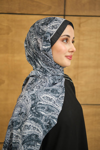 New Bahar Soft Şal Açık Gri