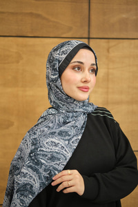 New Bahar Soft Şal Açık Gri