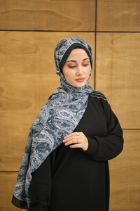 New Bahar Soft Şal Açık Gri