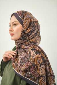 New Bahar Soft Şal Füme