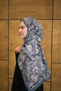 New Bahar Soft Şal Gri