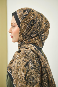 New Bahar Soft Şal Kahverengi