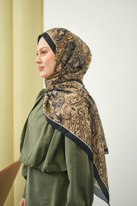 New Bahar Soft Şal Kahverengi