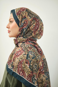 New Bahar Soft Şal Zümrüt Yeşil