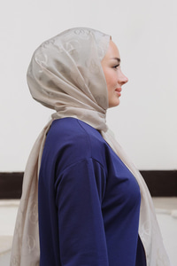 Nur Desenli Jakar Şal Kum Beji