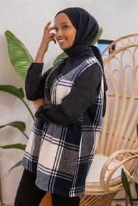 Uygun Fiyatlı ODUNCU V YAKA SUVETER MAVI-BEYAZ | Loccomoda.com 