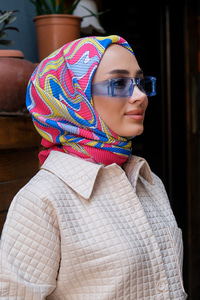 Uygun Fiyatlı OKYANUS DESENLI PILISELI ESARP | Loccomoda.com 