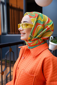 Uygun Fiyatlı OKYANUS DESENLI PILISELI ESARP | Loccomoda.com 