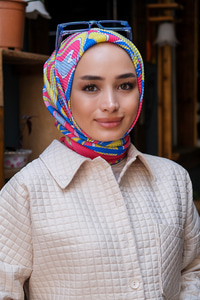 Uygun Fiyatlı OKYANUS DESENLI PILISELI ESARP | Loccomoda.com 