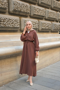 Olivia Elbise Kahverengi