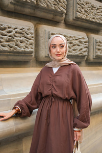 Olivia Elbise Kahverengi