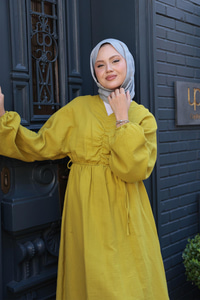 Olivia Elbise Yağ Yeşil