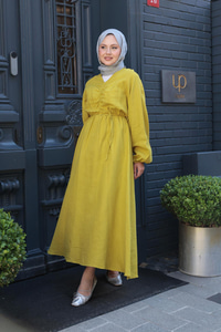 Olivia Elbise Yağ Yeşil