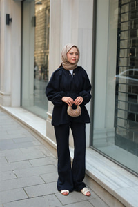 Olivia İncili Takım Lacivert