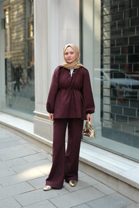 Olivia İncili Takım Mürdüm