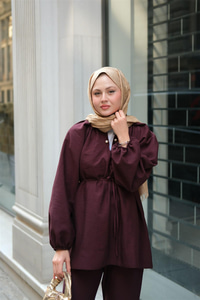 Olivia İncili Takım Mürdüm