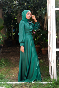 Uygun Fiyatlı OMUZ CICEKLI KEMERLI ABIYE | Loccomoda.com 