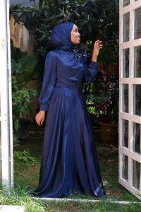 Uygun Fiyatlı OMUZ CICEKLI KEMERLI ABIYE | Loccomoda.com 