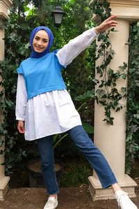 Uygun Fiyatlı OMUZ FIRFIRLI GOMLEK DETAY TUNIK | Loccomoda.com 