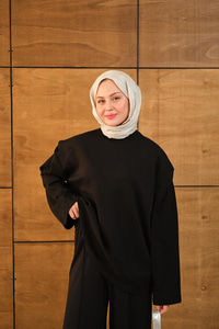 Omuz Vatkalı Takım Siyah