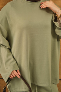 Omuz Vatkalı Takım Yeşil