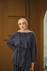 Omuzdan Volanlı Takım Füme