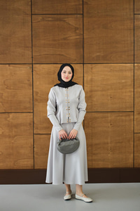 Ön Çıtçıt Detay Takım Gri