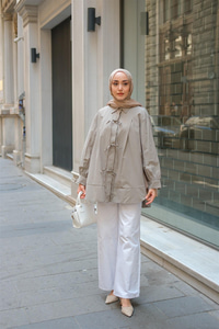 Ön Kurdele Detay Oval Kesim Küf Yeşil